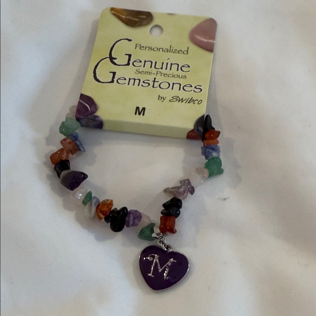 Genuine Gemstones Multicolor Bracelet By